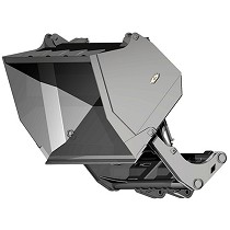 Cucharones de alto volteo con cilindros en los laterales