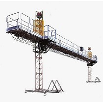 Plataforma de trabajo sobre mstil