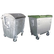 Contenedores metlicos para residuos de 1.100 litros