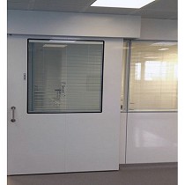 Puerta corredera sanitaria