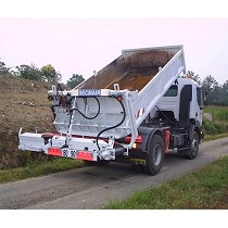 Gravilladora para vertido lateral