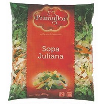 Sopa juliana de verduras