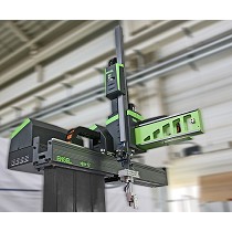 Mquina sin columnas con robot