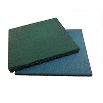 Losetas de caucho granulado