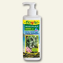 Abono con extracto de algas marinas