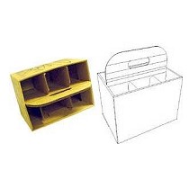Cajas con rejilla automontable