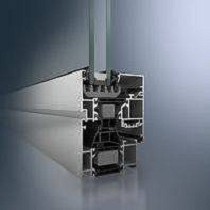 Ventanas de aluminio con una profundidad de 75 mm