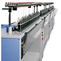 Mquina trenzadora de punto circular