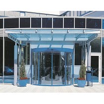 Puertas autom�ticas curvas