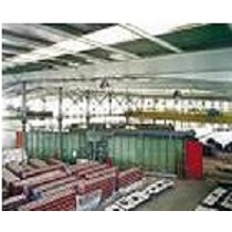 Granalladoras de transportador de rodillos o carros