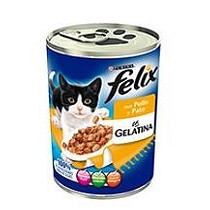 Latas de pollo y pato para gatos