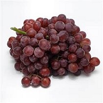 Uvas rosadas sin pepitas