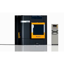 Line for processing angle sections with traction system