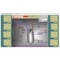 Sistema de control/comando con microautmata y PC