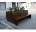 Banco - jardinera en acero corten Martín Mena