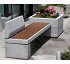 Banco modular Estrada Cubica 1.000 s/m m respaldo Gr