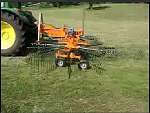 Rotary rake of forage (rear) Butterfly