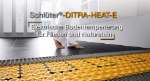 Calefacción eléctrica radiante para Cerámica y Piedra Schlüter ®-DITRA-HEAT-E