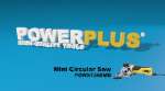 PowerPLus - Mini sierra circular + Guía de inglete Powerplus X