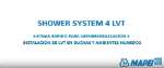 Sistema de impermeabilización Shower System 4 LVT de Mapei