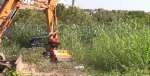 Trituradora hidráulica serie GKR/SB para hierbas-matorrales-arbustos – acoplada a miniexcavadora 2,5-4 t