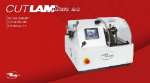 Lamplan, cortadora metalográfica de precisión MicroCutlam 2.0