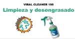 Limpieza de virus segura y sostenible. Viral Cleaner 100