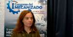 Aspromec - Sara Hernández, alcaldesa de Getafe (Madrid), en el I Congreso del Mecanizado