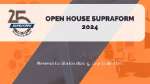 Open house Supraform 2024 (9,10 y 11 de Abril)