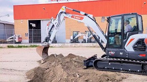 Excavadora compacta E60, de Bobcat: máxima precisión y potencia en la clase de seis toneladas