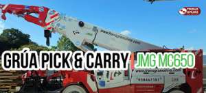 Grúa pick & carry JMG MC650: Grúa eléctrica de 65 toneladas