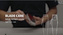 MOSER,Cuidado y mantenimiento de la cuchilla - Tipo 1230, 1400