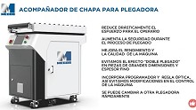 Acompañador de chapa mecos para plegadora