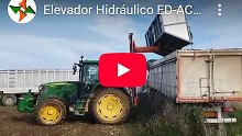 Elevador-sacador con cazo reforzado