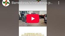 Barredora de olivar superintensivo