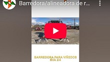 Barredora de viñedo y frutal