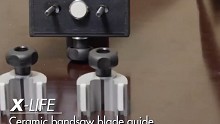 Ceramic bandsaw blade guide
