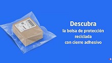 Bolsa protectora de pl�stico reciclado para env�os