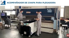 Acompañador de chapa mecos para plegadora