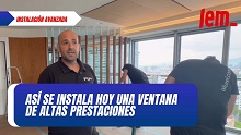 La instalación también forma parte de la ventana
