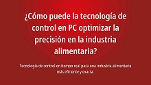 Control PC-based: automatización de alta velocidad para la producción alimentaria inteligente