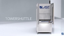 TowerShuttle - Laser marking machine with shuttle system for robot cooperating
