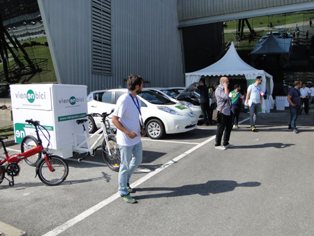 Endesa y Europcar han dispuesto estos das de una zona denominada Test Drive para probar el coche elctrico