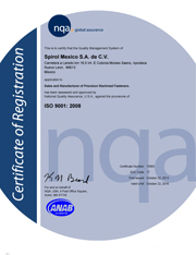 Certificacin ISO 9001:2008
