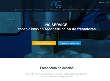 Nueva pgina web de NC Service