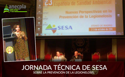 Gemma Carrin durante la 23 Jornada Tcnica de la Sociedad Espaola de Sanidad Ambiental