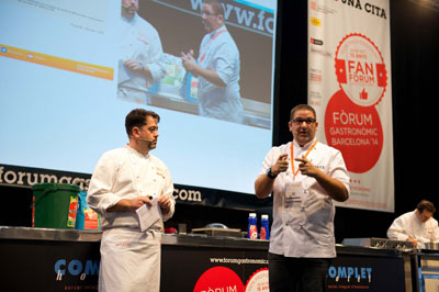 El chef Dani Garca y el equipo culinario de UFS