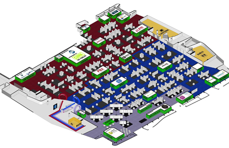 Mapa de Empack, Logistics y Packaging Innovations 2014