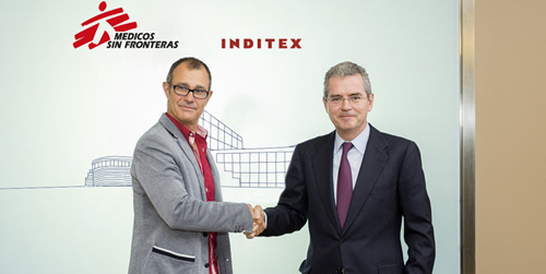 Joan Tubau, director general de Mdicos Sin Fronteras, y Pablo Isla, presidende de Inditex