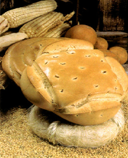 Pan de cuatro canteros